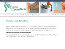 Tablet Screenshot of naturheilpraxis-moritz.de